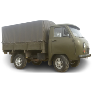 Тент на УАЗ 3303 старого образца, размер 2,65 х 1,91 х 1,07 м