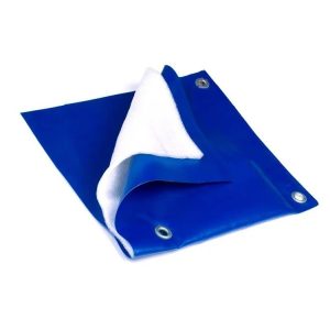 Утепленный Тент ПВХ 400 гр/м2, размер 5×8м с люверсами